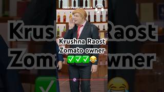 Krushna roast zomato owner😂kapilsharmanetflixindiazomato infosys deepindergoyal [upl. by Abert]