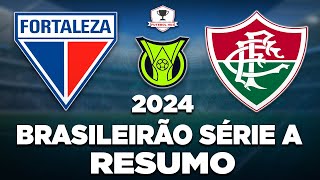 FORTALEZA 1 x 0 FLUMINENSE AO VIVO  BRASILEIRÃO SÉRIE A 2024  15ª RODADA  NARRAÇÃO [upl. by Ingvar]