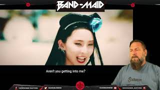 BANDMAID  influencer Official Music Video  OLDSKULENERD REACTION [upl. by Llerdnek441]