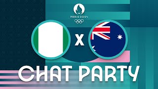 Nigeria v Australia  Womens Olympic Basketball Tournament Paris 2024  Chat Party ⚡🏀 [upl. by Schilit]