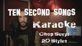 Karaoke System Of A Down  Chop Suey  Ten Second Songs 20 Style [upl. by Foscalina]