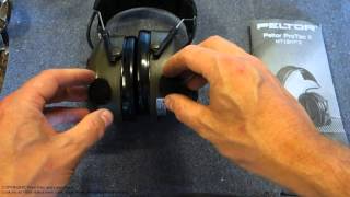 How to start using 3M Peltor Protac II hearing protection product [upl. by Lakin]