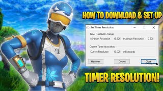 How To Download Timer Resolution Fortnite [upl. by Effie778]