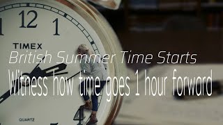 British Summer Time Starts  Time Goes 1 Hour Forward  Clock Change shorts [upl. by Andy]