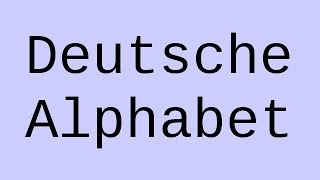 Deutsch Das Alphabet  Deutsch  Grammatik und Rechtschreibung [upl. by Schaumberger842]