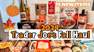 Trader Joe’s 2024 Fall Haul with 14 NEW ITEMS 🎃 [upl. by Akeimahs]