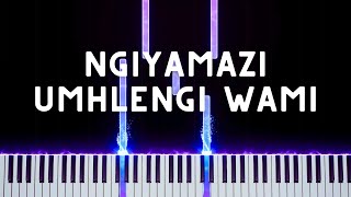 Xolly Mncwango  Ngiyamazi Umhlengi Wami  EASY PIANO TUTORIAL by SA Gospel Piano [upl. by Kissiah636]