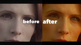 Cinematic Color grade in Davinci Resolve Before amp After [upl. by Saffren]