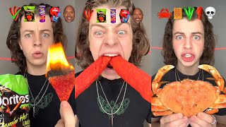 LukeDidThat Spicy Challenge Compilation  All LukeDidThat TikToks amp Shorts Compilation [upl. by Joung636]