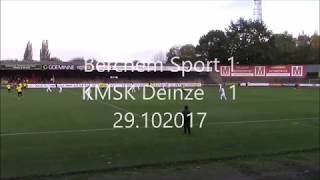 Berchem Sport  Deinze 11 [upl. by Nywloc]