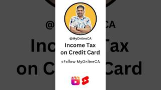 Income Tax Notice on Credit Card Usage  Credit Card Income Tax Notice shorst [upl. by Durst749]