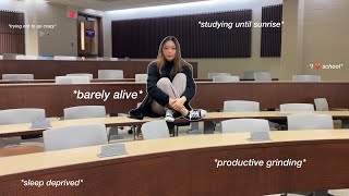 cram with me for 3 finals in 5 days ft allnighters 💀 college finals week vlog [upl. by Hayouqes]