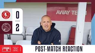 Frome Town FC 0  2 Taunton Town FC  Post Match Interview  Southern League Premier South [upl. by Ilocin]