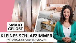 So wird ein kleines Schlafzimmer optisch vergrößert 🛏  SMART GELÖST  INTERIYEAH [upl. by Cathee603]