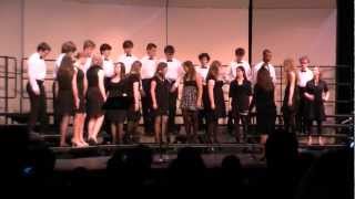 Lullaby of Broadway I Cant Give you Born This Way  Woodgrove Jazz Choir Spring 2012 [upl. by Anahgem]