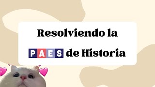 Resolviendo la PAES de Historia  Preparación PAES Historia [upl. by Vezza]