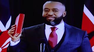 HON ALI HASSAN JOHO TAKING AN OATH OF OFFICE AS THE CS FOR MINING AND BLUE ECONOMY [upl. by Dionisio314]