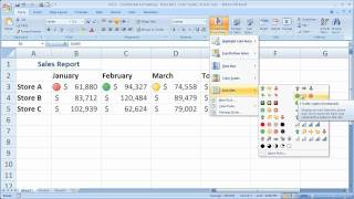 Excel Formatting Tip 1  Conditional Formatting in Excel with Data Bars Color Scales amp Icon Sets [upl. by Newnorb293]