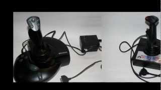 MS Sidewinder Force FeedBack Pro et Thrustmaster Topgun [upl. by Jarita]