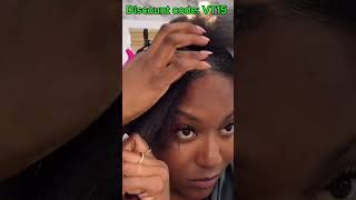 Curly Ponytail Tutorial NO GLUE Install Clip Ins Extension [upl. by Schnabel]