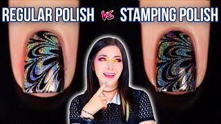 Comparing STAMPING NAIL POLISH to Regular Nail Polish Which is Better  KELLI MARISSA [upl. by Kowal]