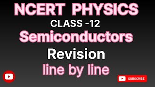 NCERT Physics  Semiconductors electronics Class 12  NCERT details analysis  CBSE board 2025 [upl. by Yenettirb28]