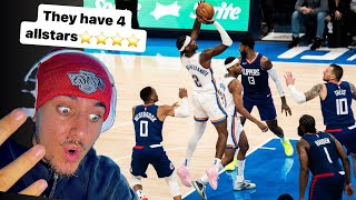 OKC vs Clipperswith Russell west GOAT [upl. by Iffar]