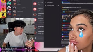 Ricegum makes Sara Rose Cry live on stream emotional [upl. by Liatnahs]