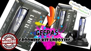 geepastrimmerbeard trimmergeepas grooming kit best trimmer for men hair clipper nose trimmer [upl. by Dowdell493]