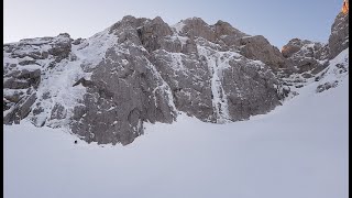 PICOS DE EUROPA escalada invernal Torre Santa Mª de Enol  invierno 2020 SpainMontseampPoch [upl. by Ecnadnak440]