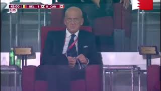 Pierluigi Collina hablando solo en en el mundial  Qatar 2022 [upl. by Ellennej]