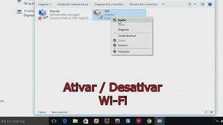 Ativar Adaptador de Rede Desativado  Windows 10  Windows 8  Windows 7 [upl. by Einwahr787]