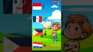 Ada yang tau bendera Filipina no berapa kartuntempel animasi shortvideo [upl. by Akemehs]