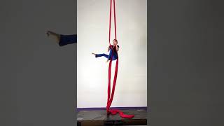 Aerial silks a sequence made of different climbs aerialfitonline aerialsilks circus aerialist [upl. by Pavel842]