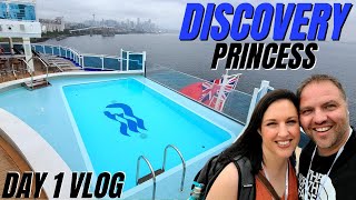 Discovery Princess Alaska Cruise  Sail Away From Seattle  Vlog Day 1 [upl. by Sheila60]