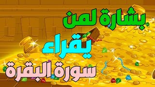 ابشركم بشارة خير ياصاحب سورة البقرة [upl. by Retsek]