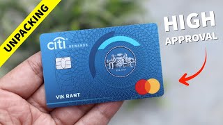 Citi Rewards Credit Card Unpacking  Very High Approval Chances  जल्दी करो🔥🔥 [upl. by Lebasiairam747]