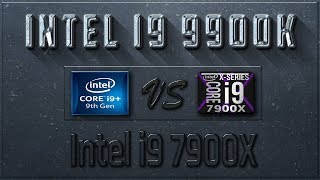 Intel i9 9900K vs i9 7900X Benchmarks  Test Review  Comparison  Gaming  10 Tests [upl. by Darda]