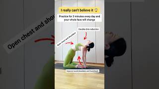 Just 3 minutes daily to stretch backward and soon your posture and face will improve [upl. by Minni953]