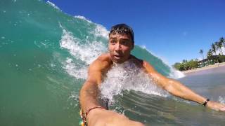 Massive Shore Break At Kaanapali Beach in Maui Hawaii  DJI Phantom 4 Pro x Lumix GH4 [upl. by Notsew]