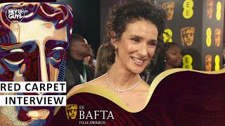 Indira Varma  2024 BAFTAs Red Carpet Interview [upl. by Braun]