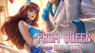 Garena RoV  Diao Chan New Valentine Skin Prom Queen [upl. by Akkahs]