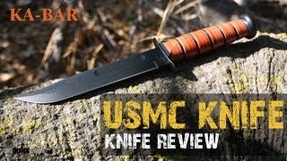 Kabar USMC Fighting Utility Knife Review  OsoGrandeKnives [upl. by Anastassia25]