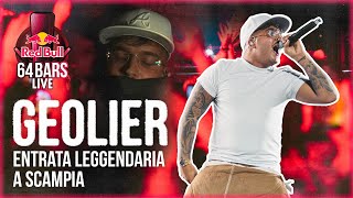 GEOLIER entra e fa gasare tutta SCAMPIA  Red Bull 64 Bars Live 2023 [upl. by Joann]