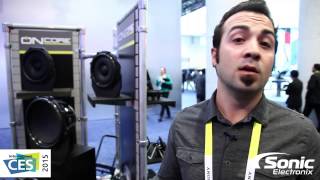 Cadence Q QR and QRS Speakers and Subwoofers  CES 2015 [upl. by Oirotciv]