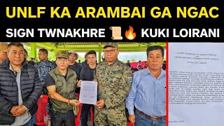 UNLF KA ARAMBAI GA SIGN 📜 TWNAKHRE NGAC 🔥👏 [upl. by Marline]