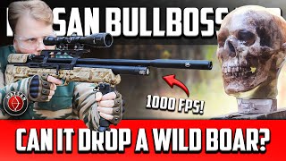 Hatsan BullBoss 25 Cal PCP Limited Edition REVIEW Hunting Beast TESTED on a Ballistic HUMAN HEAD [upl. by Keryt]