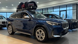 BMW iX1 xDrive30 in Phytonic Blue Walkaround INTERIOR amp EXTERIOR [upl. by Nahsad]