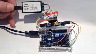 Test dun petit analyseur logique [upl. by Nahtaneoj]