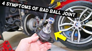 4 SYMPTOMS OF BAD BALL JOINT ON BMW [upl. by Krista435]